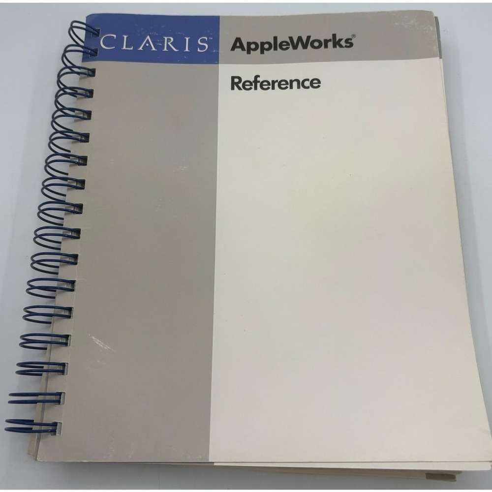Claris AppleWorks Reference Guide‎ 1989 Claris Corporation